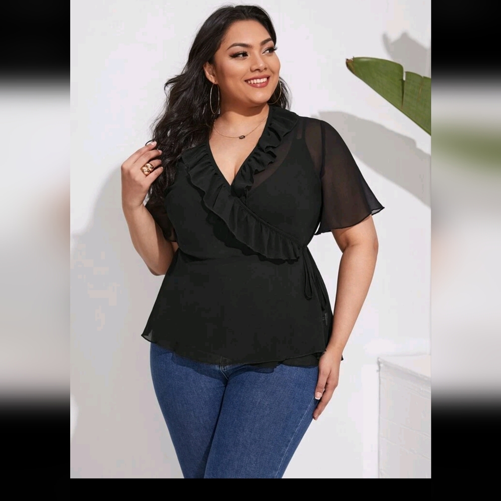 Ruffle blouse